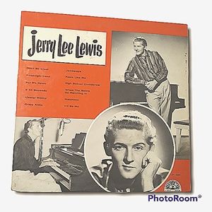Jerry Lee Lewis dobble sided vinyl record